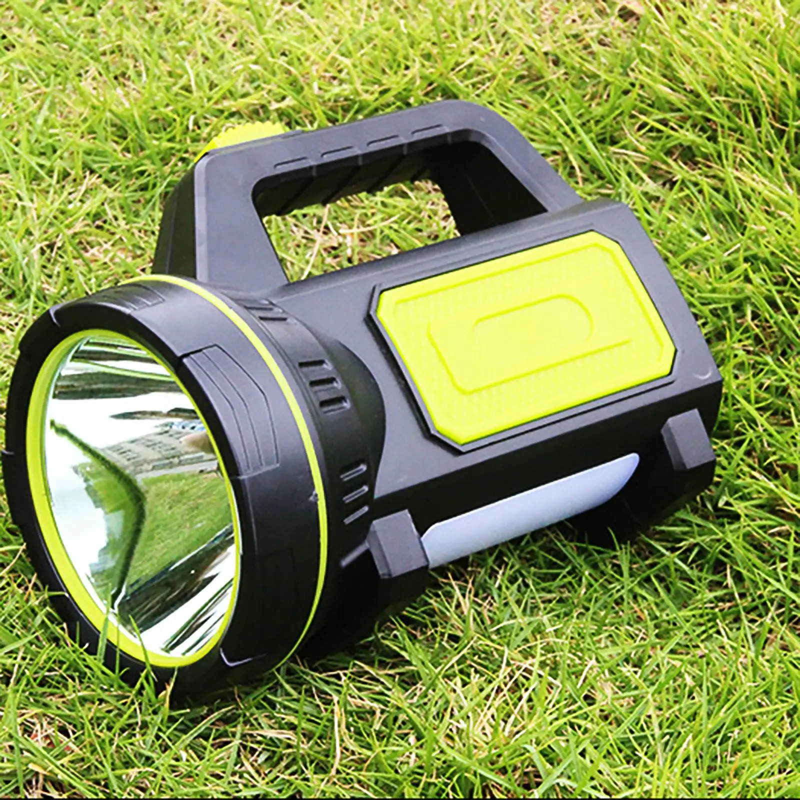 

10w Super Bright Outdoor Handheld Portable USB Rechargeable Flashlight Torch Searchlight Multi-Function Long Shots Camping Lamp