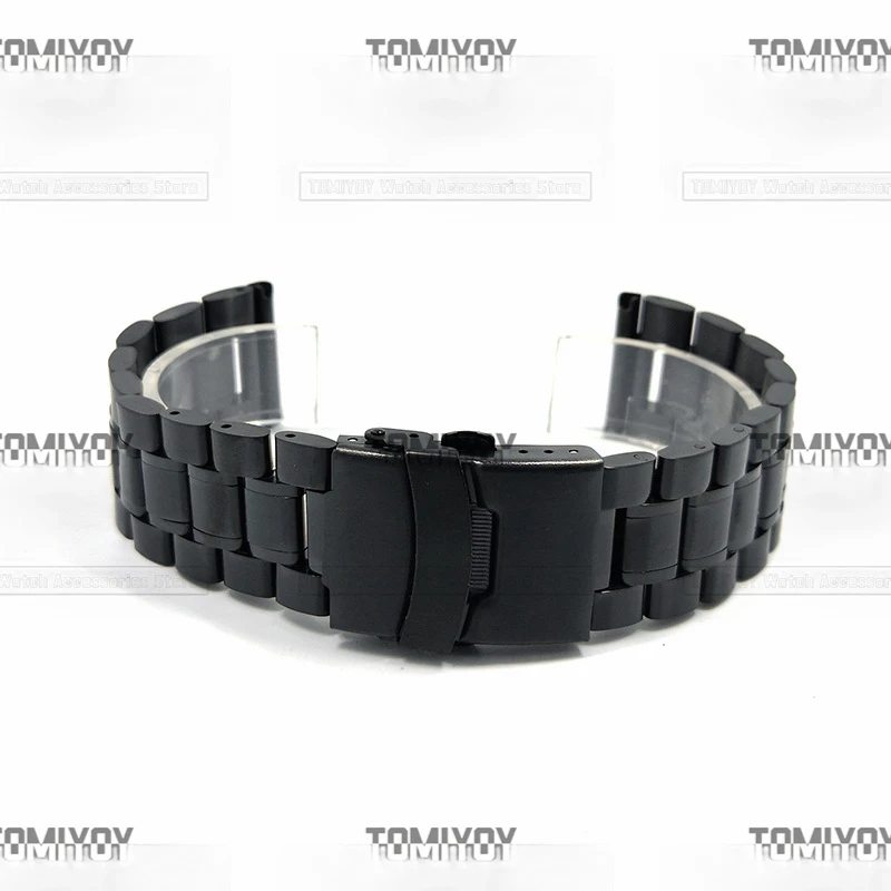 18 20 22 24MM Flat End And Cuverd End Multiple Colors Stainless Steel Solid Jubliee Watch Band