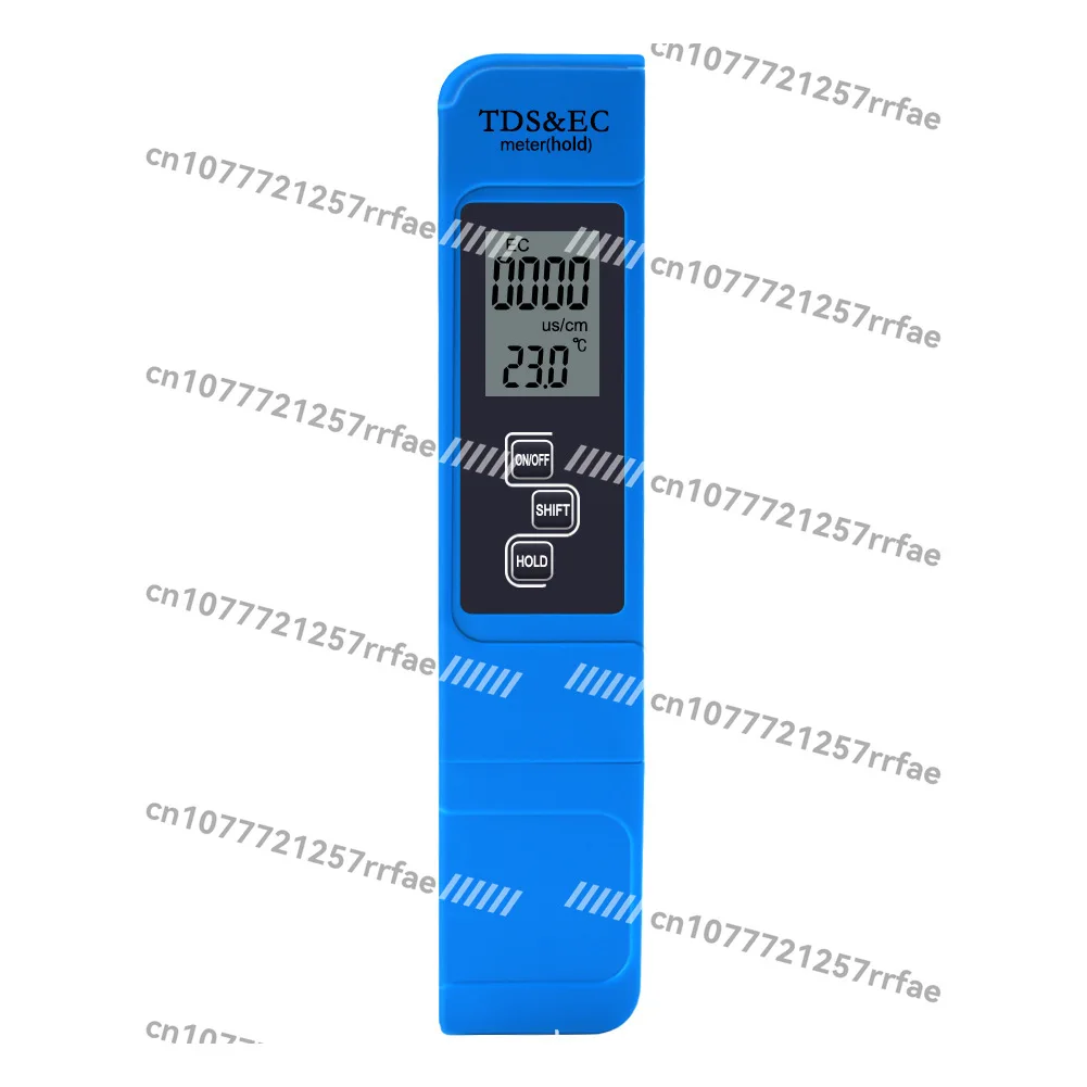 

Blue 3-in-1 Portable Conductivity Meter Conductivity Test Pen Pen Type Water Quality Detector EC Meter TDS Pen