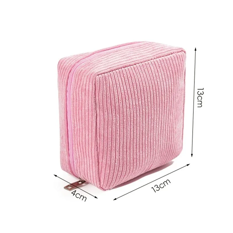 Toiletry Bag Sanitary Pad Pouch Pad Pouch Cute Cosmetic Storage Pouch Women Small Makeup Bag Cable Case image 6