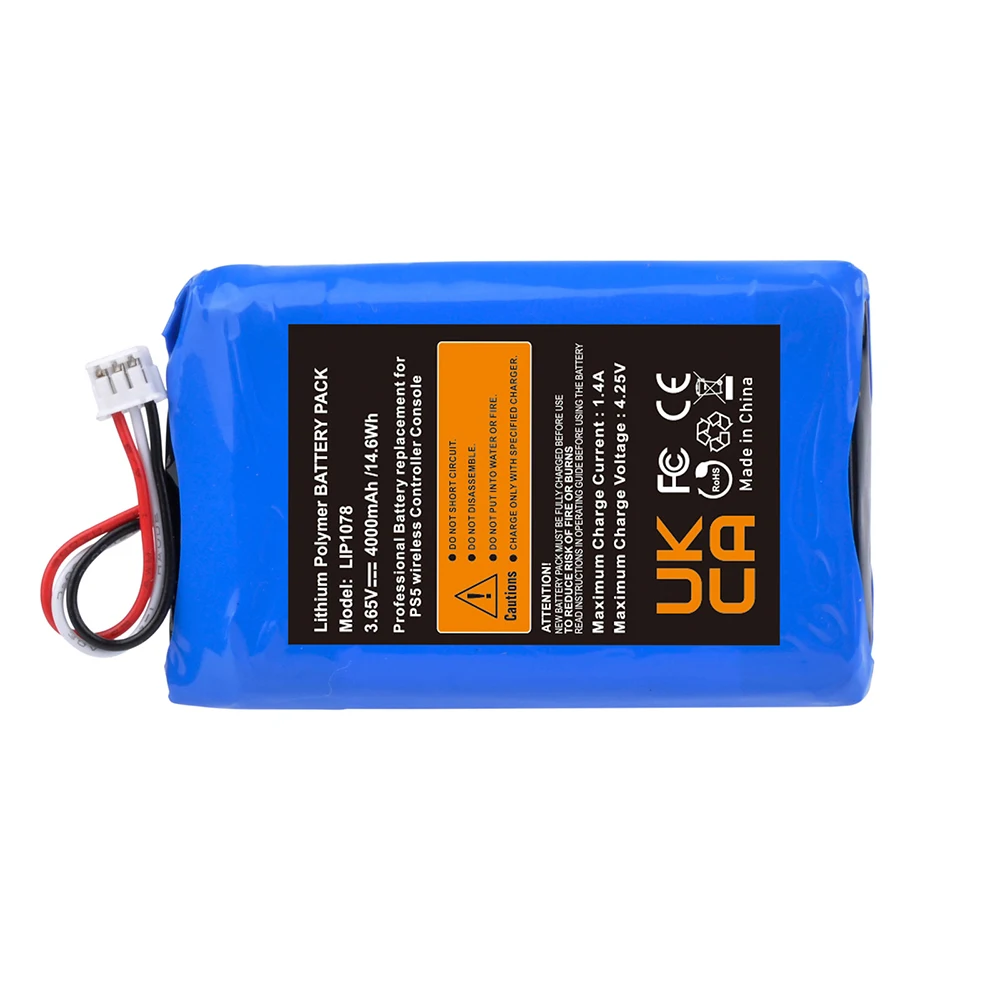 7XINbox LIP1078 3.65V 14.6Wh 4000mAh Replacement Gamepad battery For Sony PS5 DualSense Wireless Controller