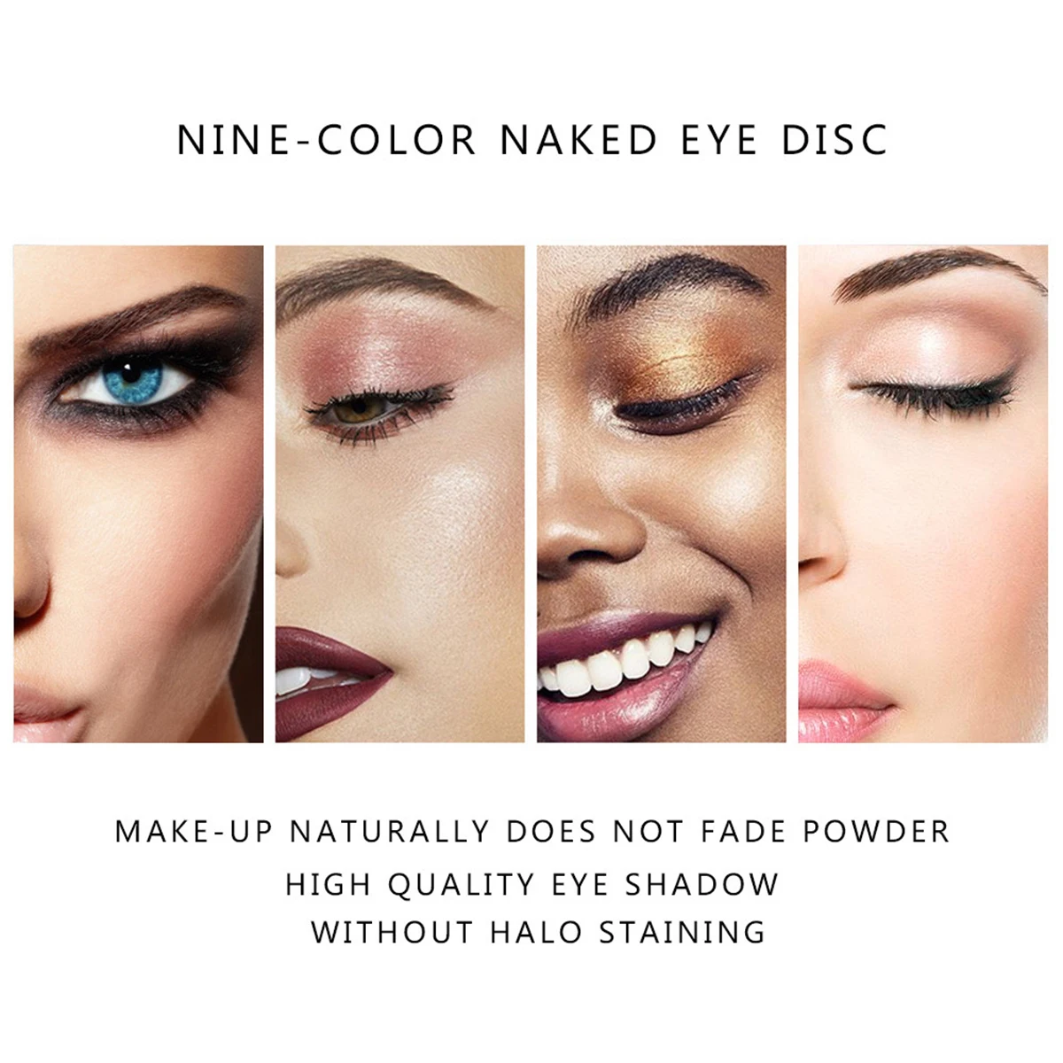 JUJU DREAM 9-Color Eyeshadow Palette, Matte & Shimmer Finish, Soft Milk Tea Tones, Compact & Easy for Daily Student Makeup gallery 3