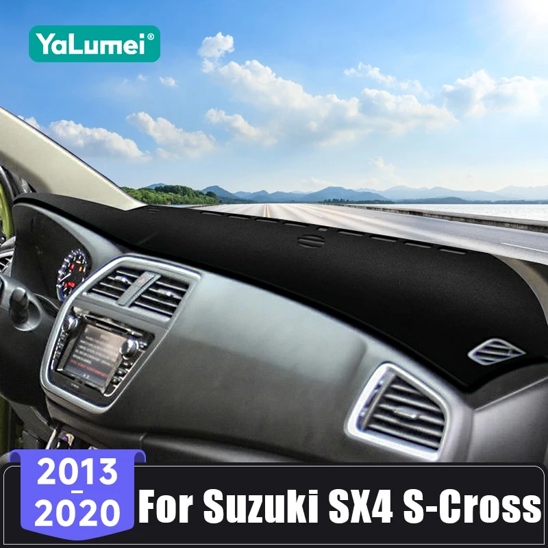 

For Suzuki SX4 S-Cross 2013 2014 2015 2016 2017 2018 2019 2020 Car Dashboard Mat Avoid Light Sun Shade Pad Cover Accessories