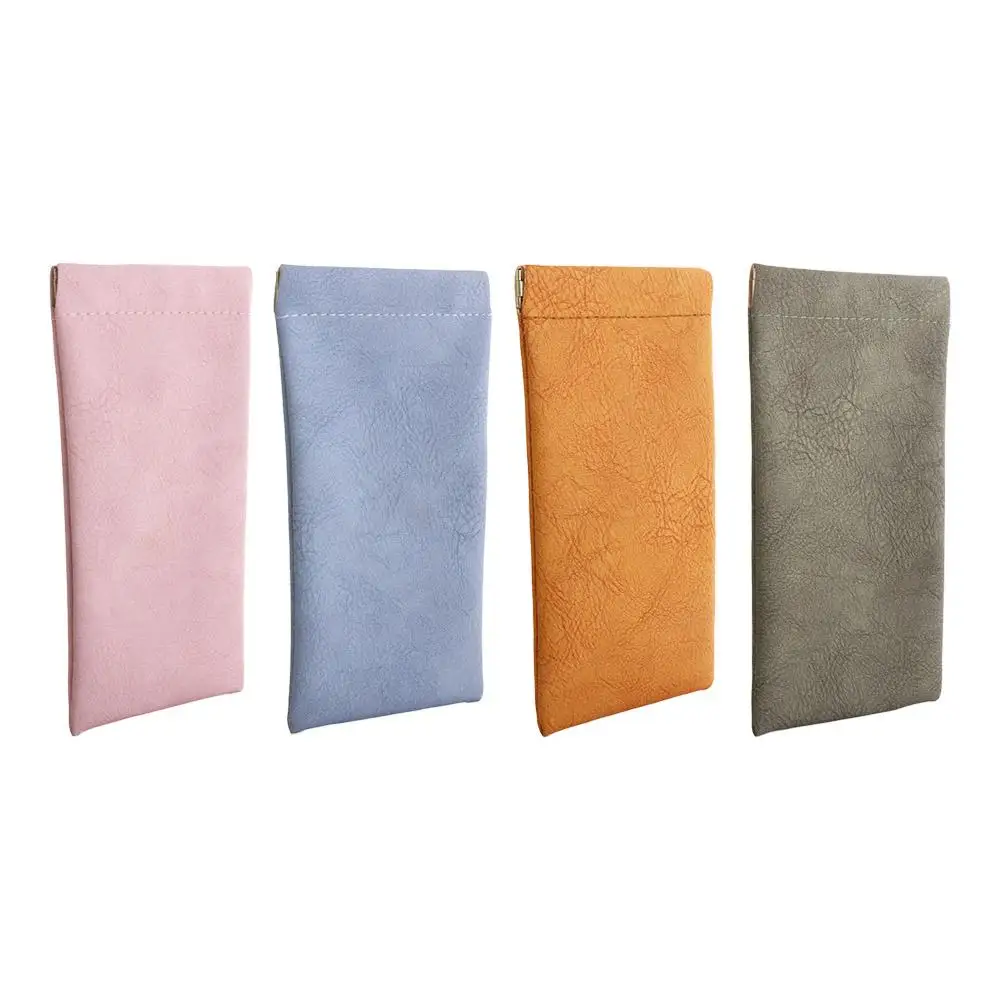 

Female Male Waterproof Glasses Protective Cove Eye Glasses Holder Sunglasses Pouch Eyewear Protector Case Leather Glasses Case