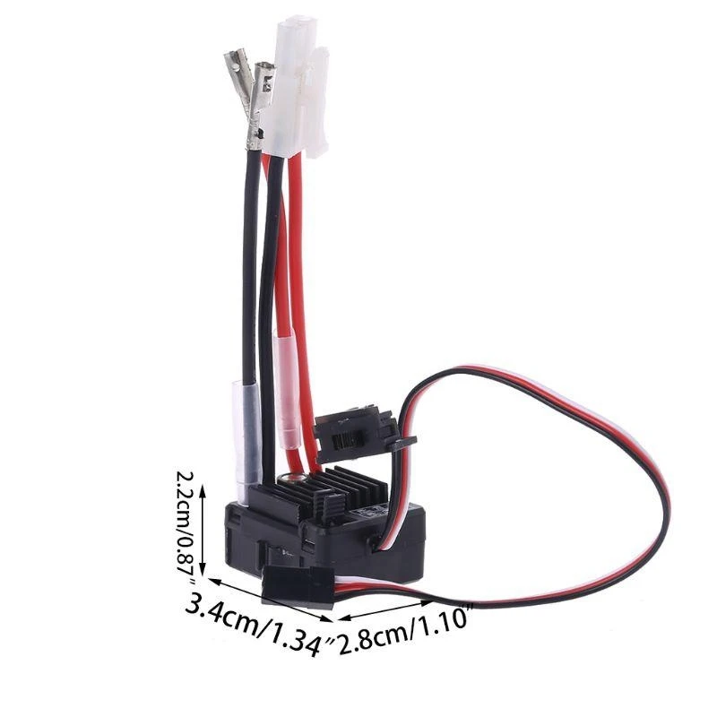 Bộ phận nâng cấp ESC được mô phỏng trên ô tô cho RC 1/10 Công cụ thay thế bền bỉ 15UB