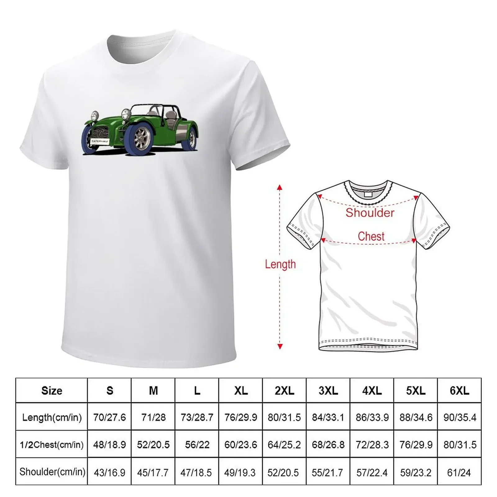 Caterham Seven T-shirt new edition tops customs plus sizes t shirts for men pack