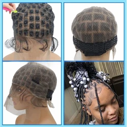 Full Lace Braided Wig Cap for Crochet Braids With Baby Hair Suitable for Making Crochet Wigs with Bangs