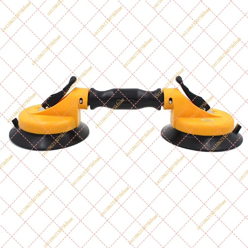 Double Claw Curved Rubber Suction Cup, 14.5CM 45KG Heavy Duty Lifter for Auto Windshield