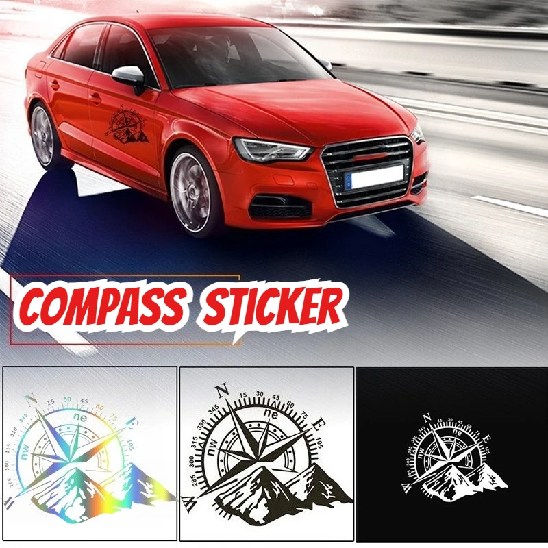 

Motorcycle Stickers Compass Door Stickers Suitable For Truck And Motorcycle Club Vehicle Decoration Campervan Accessories