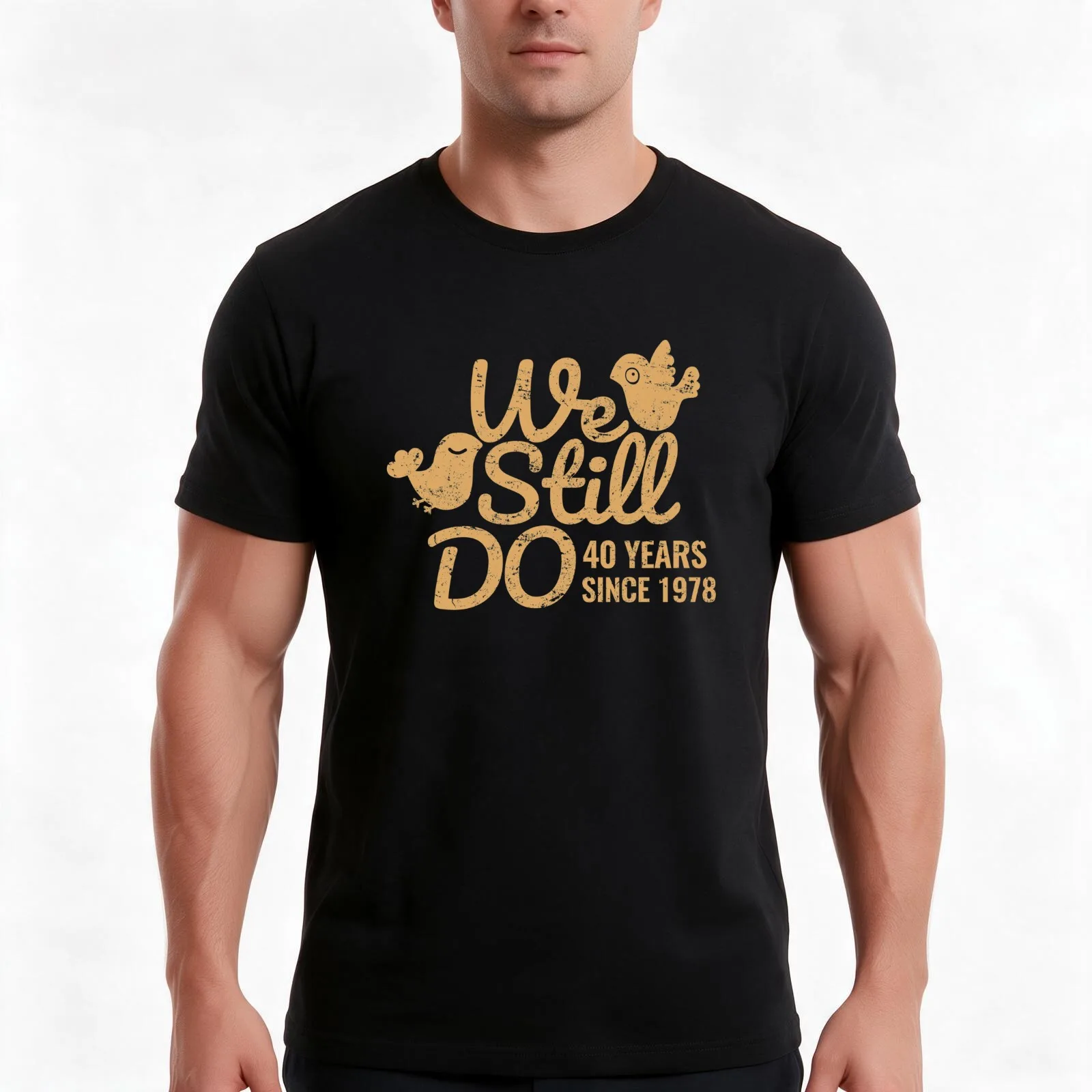 Ruby Wedding Anniversary Tee Forty Years of Marriage Matching T-Shirt, Summer Casual Cotton Tee, Oversized Streetwear Tops