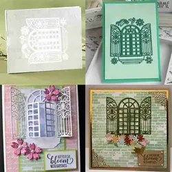 Window bird flower Metal Cutting Dies Stencils for DIY Scrapbooking Dies Paper Album Cards Embossing Dies Cut Craft