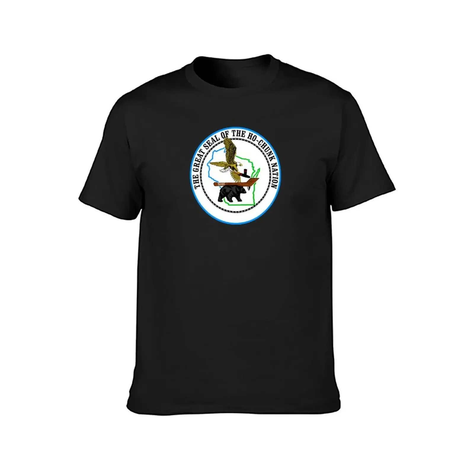 Great Seal Of The Ho-Chunk Nation T-Shirt heavyweights animal prinfor boys mens graphic t-shirts funny