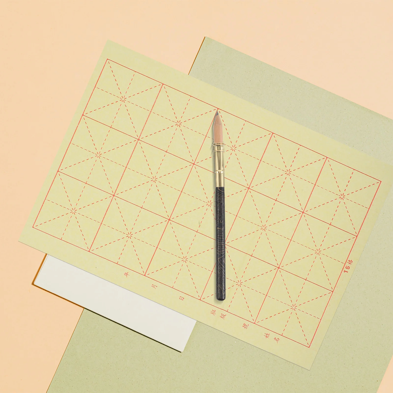 

Винтажный удлинитель ручки в стиле манга, мраморный дизайн, карандаш для рисования каллиграфии, усилитель художественных письменных принадлежностей, ручки для каллиграфии