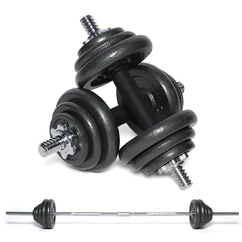 Cheap Home Gym Multi-function Equipment Manufacturer Curved Barbell Weights 50kg Adjustable Dumbbells Set Case