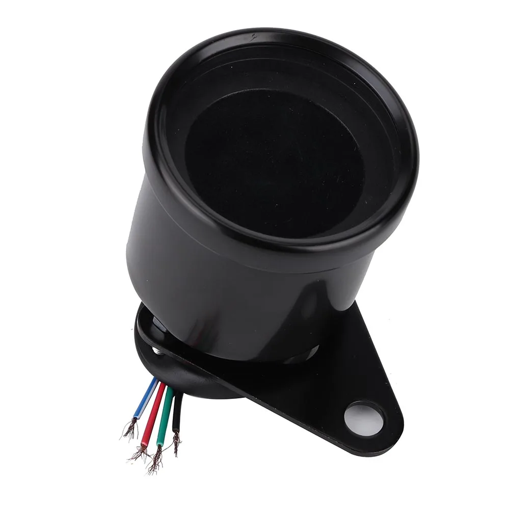 Universal Motorcycle LED Digital Speedometer Tachometer Speed Gauge Oil Level Meter Black view 3