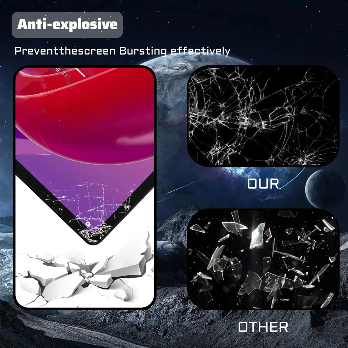 Película protectora para Xiaomi Poco Pad 12,1 pulgadas 2024 HD con cámara vidrio templado dureza 9H antiarañazos para Redmi Pad Pro 12,1"