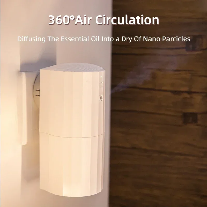 250m³ Fragrance for Home Perfume Aroma Diffuser Bluetooth WIFI Wall Mounted Air Freshener 130ML Capacity Flavoring Nebulizer