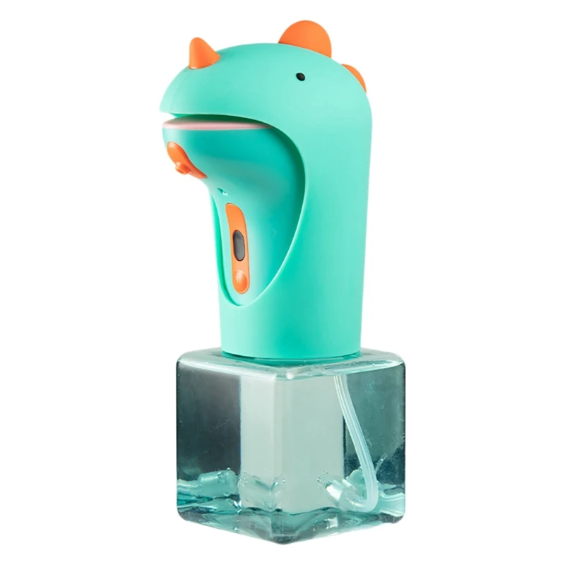 ABSF Automatic Soap Dispenser Touchless Hand Soap Dispenser For Kids Cute Dinosaur Foam Dispenser For Bathroom Countertop