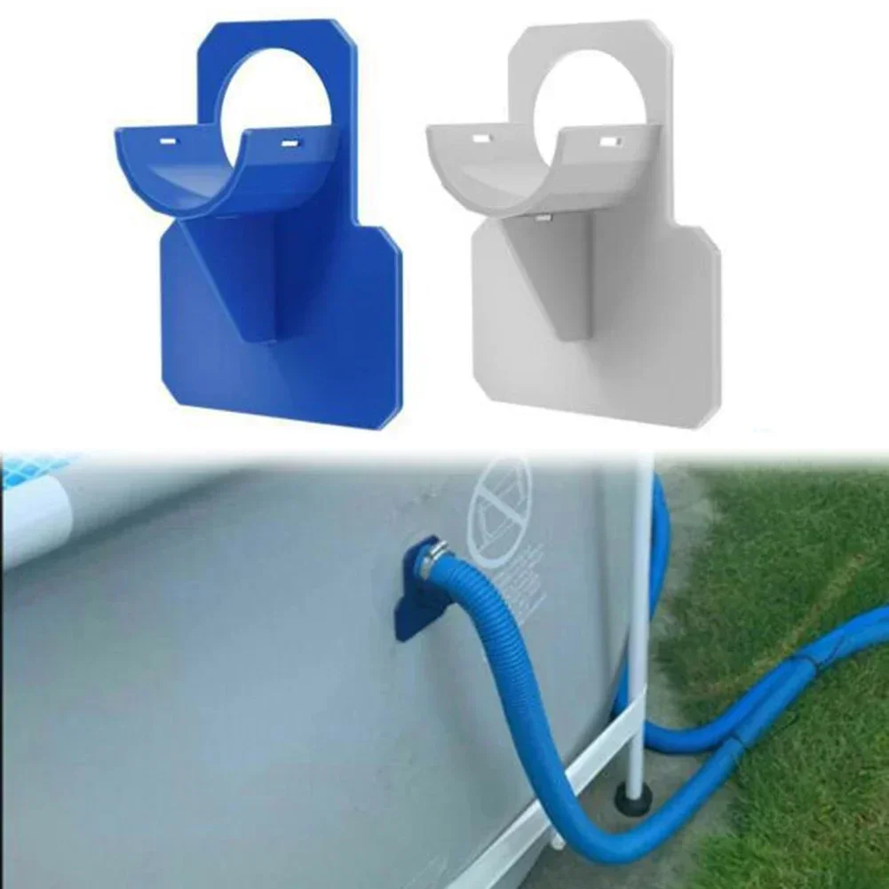 Staffe di supporto per supporto per fissaggio tubi per piscina per piscina fuori terra Staffa di montaggio per uscita tubo da 30-38 mm con fascetta per cavi