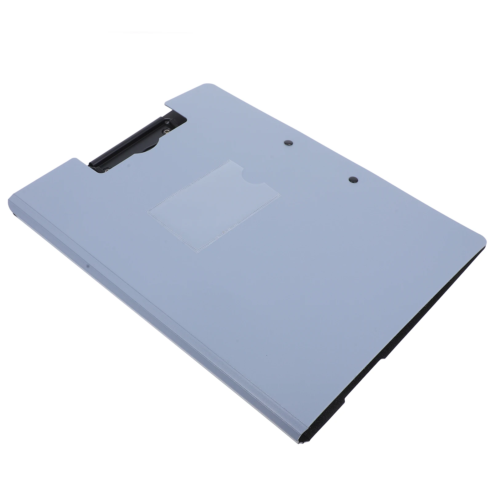 

Dual Clip A4 Plastic Folder Clipboard File Organizer Portable Document Holder Foldable Office School Supplies Storage Horizontal