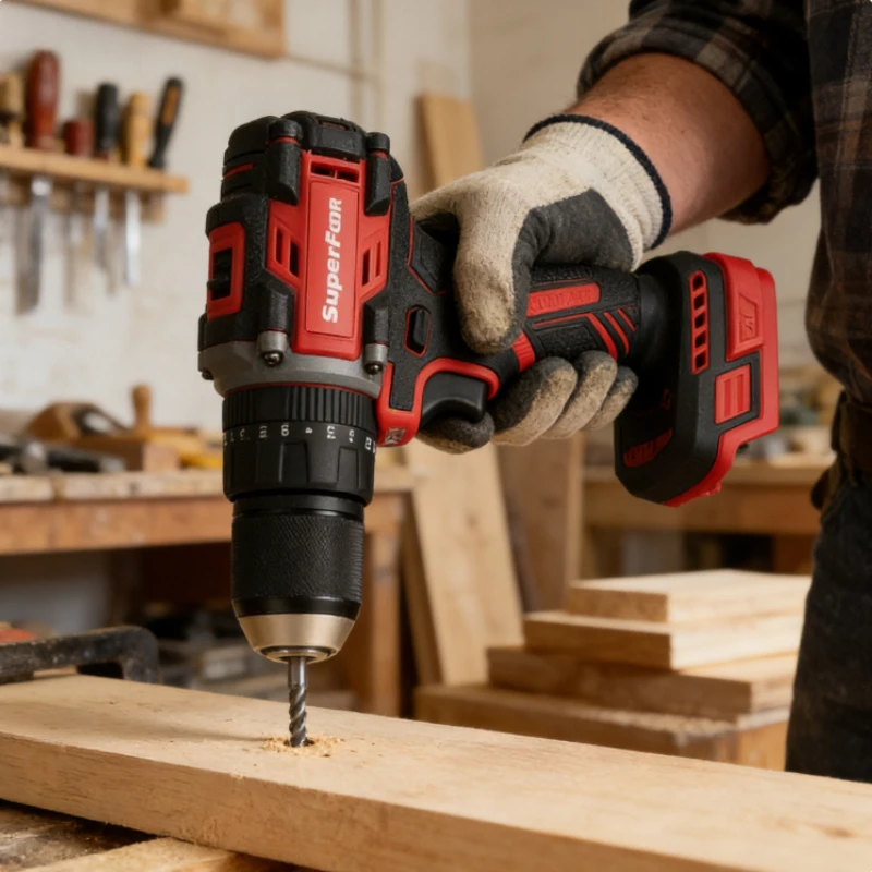 スーパーパン-コードレス-ブラシレス-ドリル-電動工具-穴あけ・ネジ締め用、本体のみ、デウォルト-マキタ-ミルウォーキーバッテリー対応