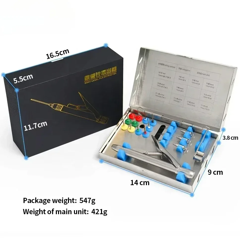 Professional Root Canal File Extractors Broken Files Removals System Kit Endo Rescues Retrievals Set Lab Endodontics Endos File