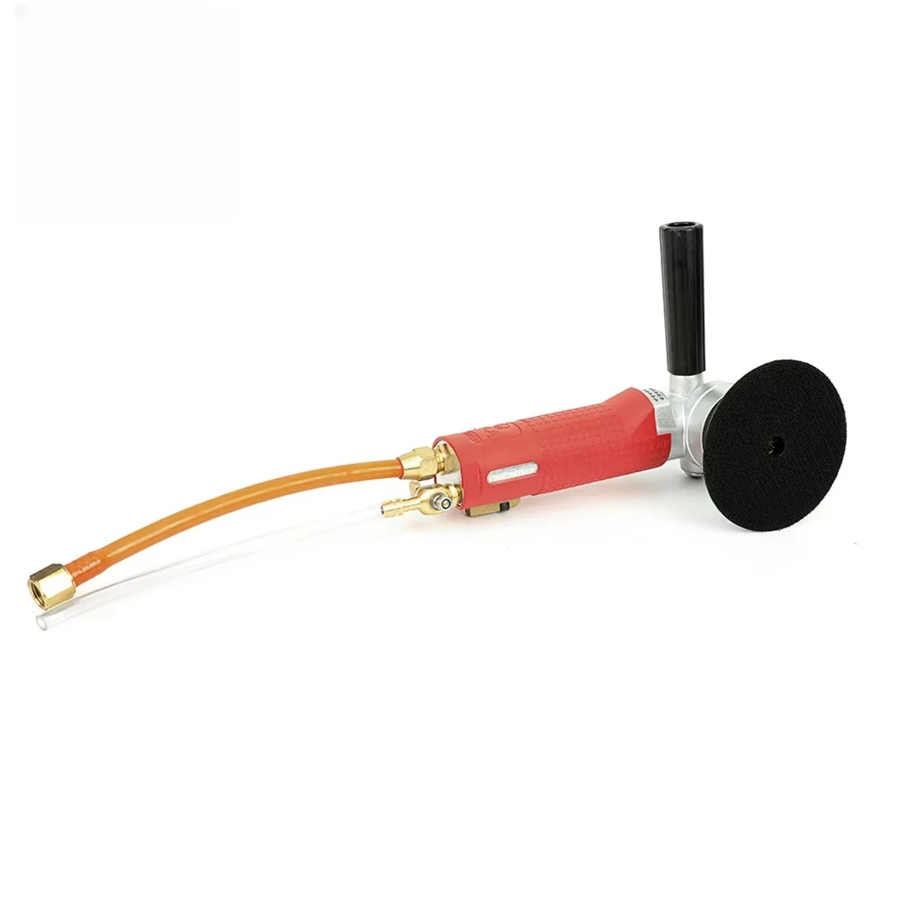 4500RPM Pneumatic Wet Air Polisher Side Row Type for Stone Sheet Surface Grinding Wet Polisher