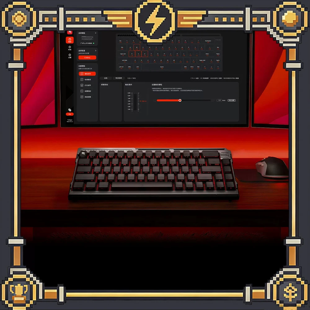 

TickType NAJA68 Magnetic Switch Mechanical Keyboard Wired 8000Hz 0.005mmRT Aluminium Alloy Gaming Keyboard PC Accessories