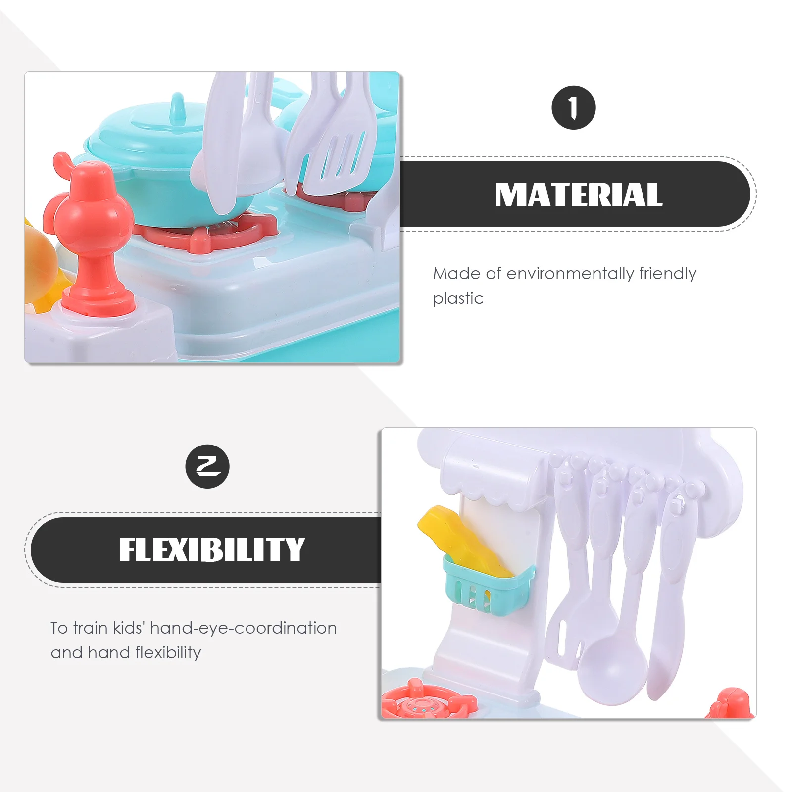 

24 pcs 1 Set Simulation Kitchen Cooking For Kids Pretend Play Tableware Utensils Vegetable Watering Faucet Chef Kitchenware