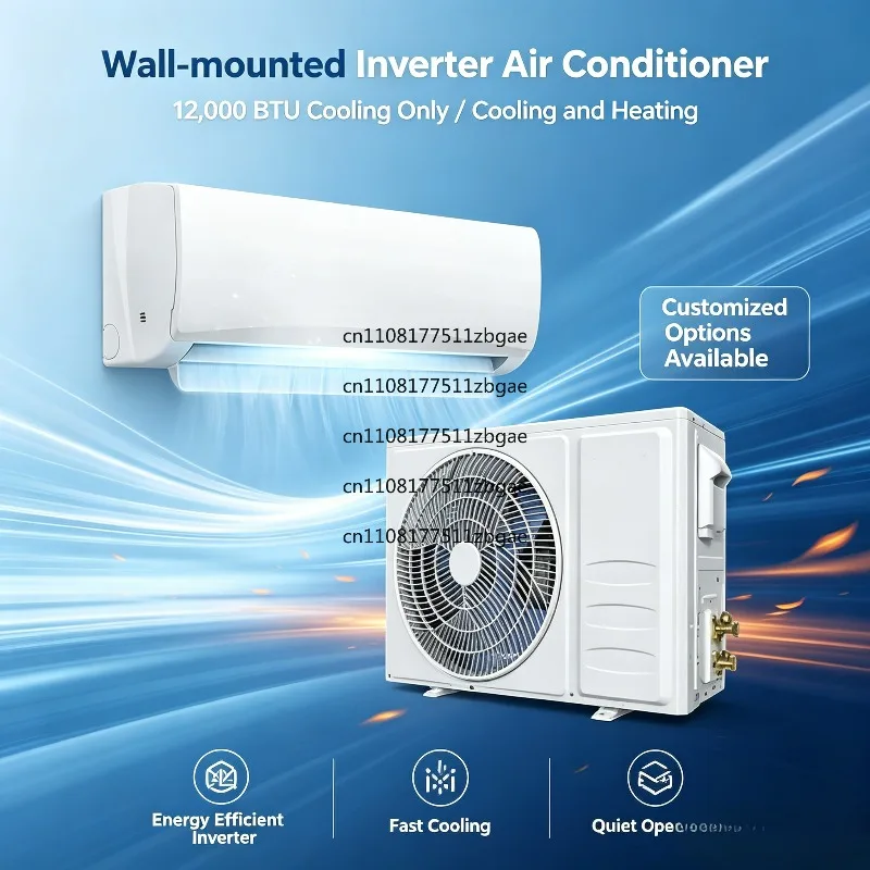 12,000 BTU (Cooling Only) /Inverter Air Conditioner (Cooling and Heating), S(Customized) Wall-mounted Inverter Air Conditioner,
