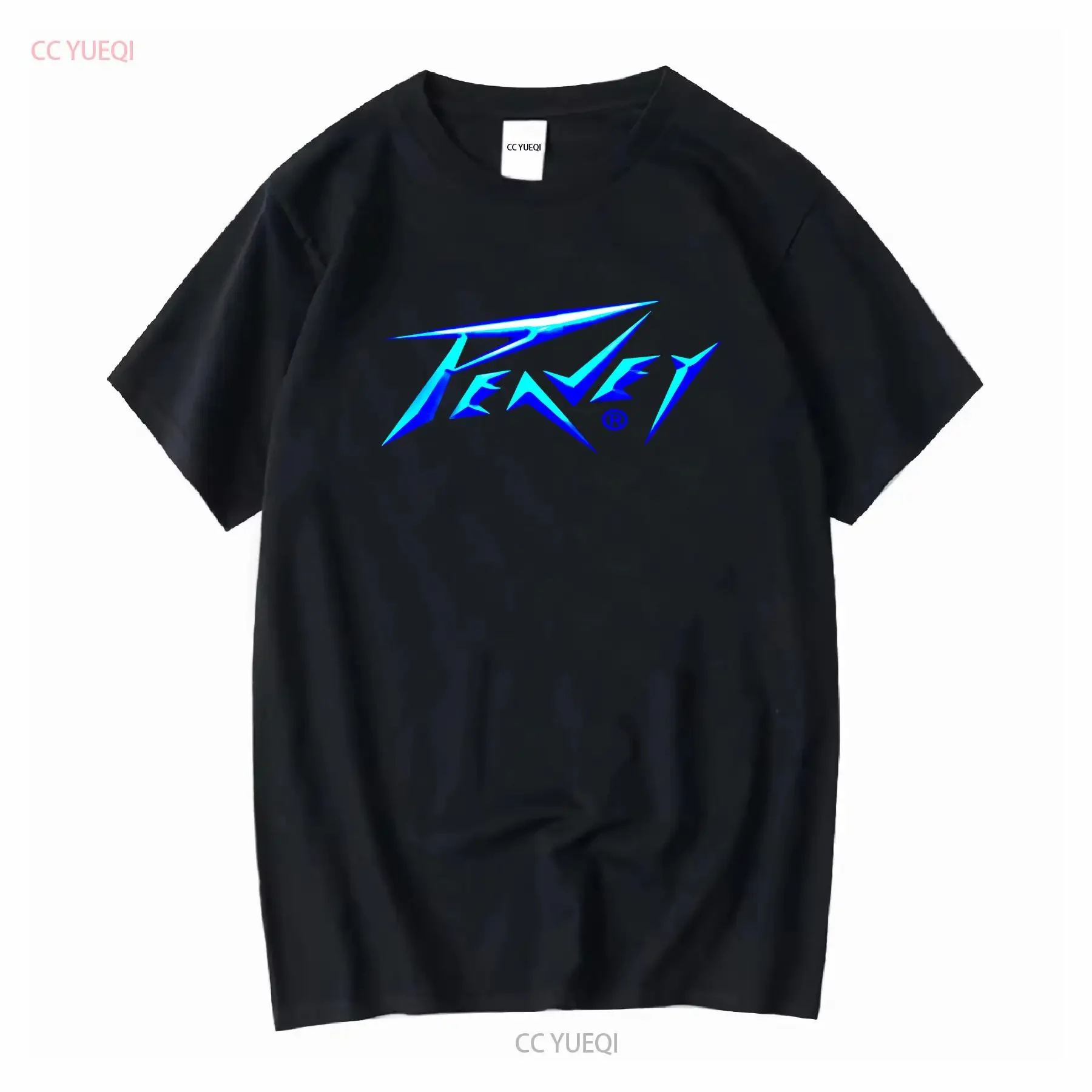 Peavey logo men's heavy cotton T Shirt long or short sleeves vintage Washed homme graphic streetwear Slightly