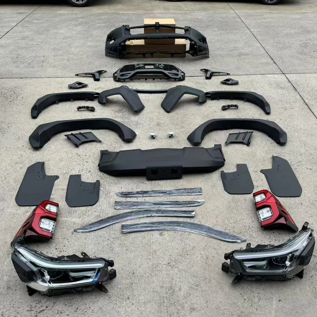 

Комплекты для тюнинга Hilux Revo: обновление кузова, решетка радиатора, бампер, фары (из старого в новое)