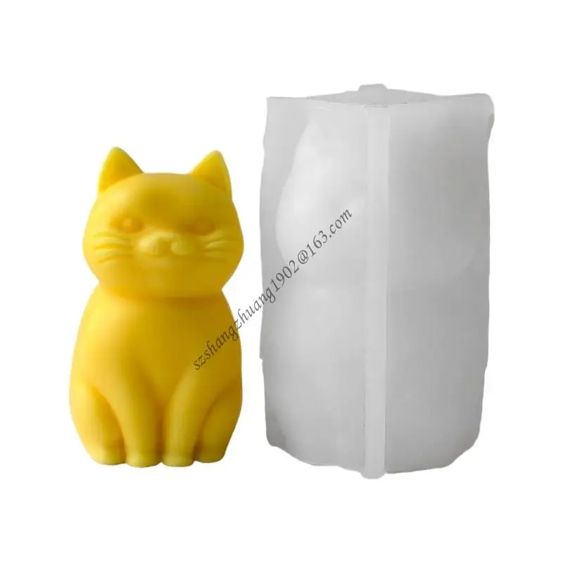 

Q6RB High Detail Cats Silicone Mold Material For DIY Crafting Lasts 3X Longer Than Plastic Molds