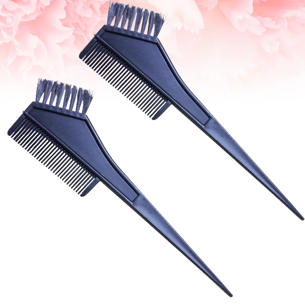 2 pezzi spazzola per tintura per capelli pettine per tintura design delicato facile da usare impugnatura ferma per salone di parrucchiere spazzola per tintura per capelli
