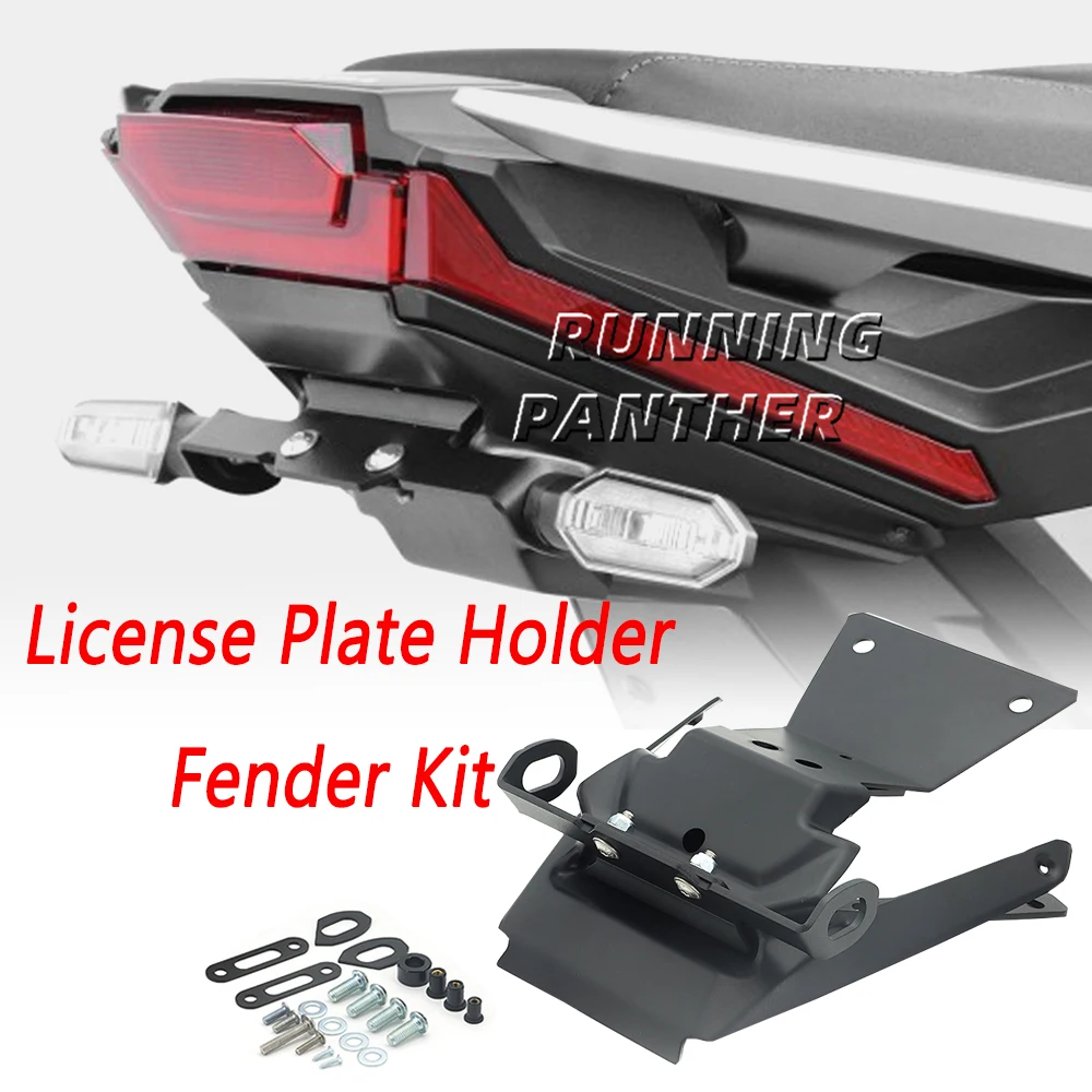 NEW Motorcycle License Plate Frame Holder Fender Kit For Honda X-ADV 750  2021 2022