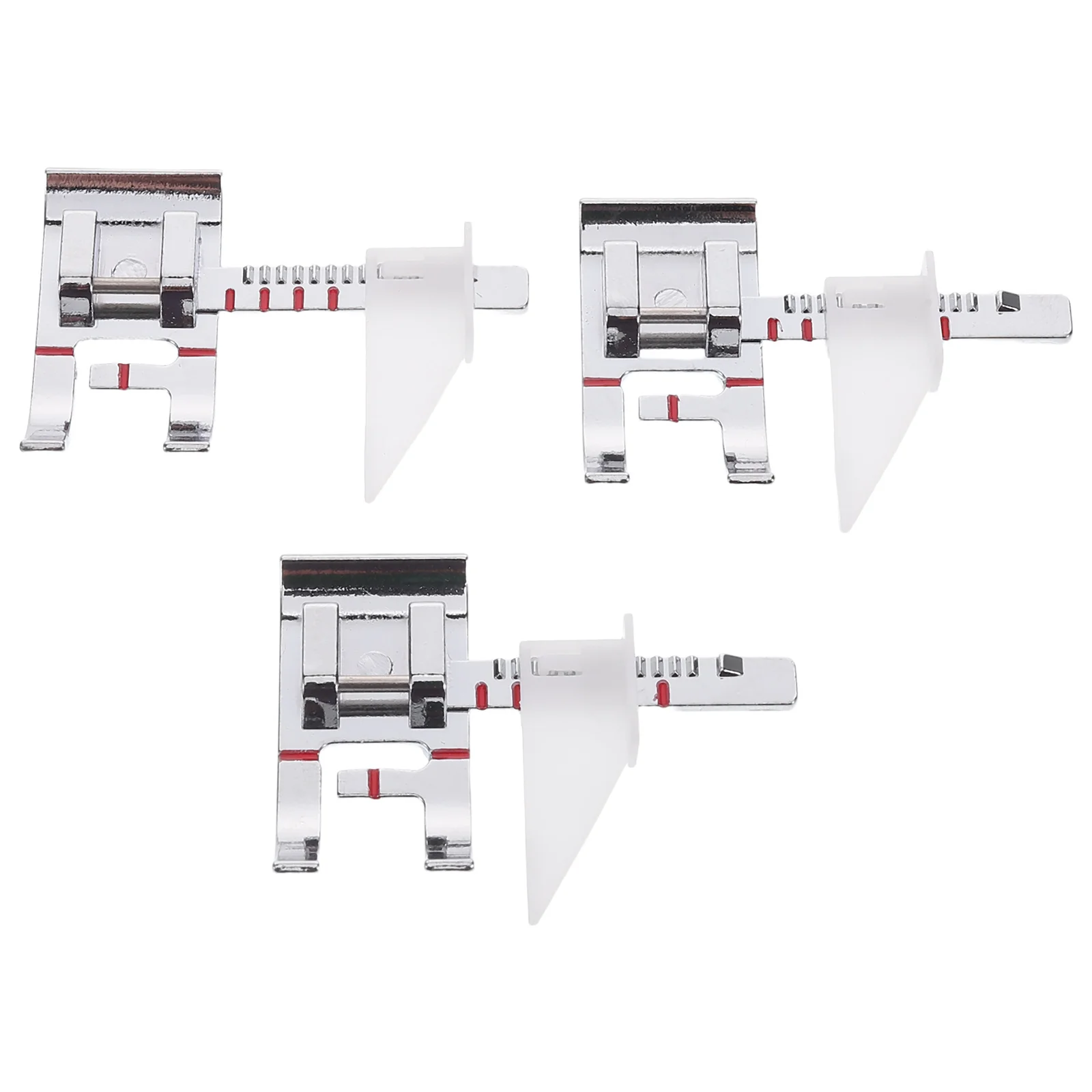 

3Pcs Sewing Machine Presser Foot Set Multifunctional High Precision Positioning for DIY Professional Clothing Repair Accessories