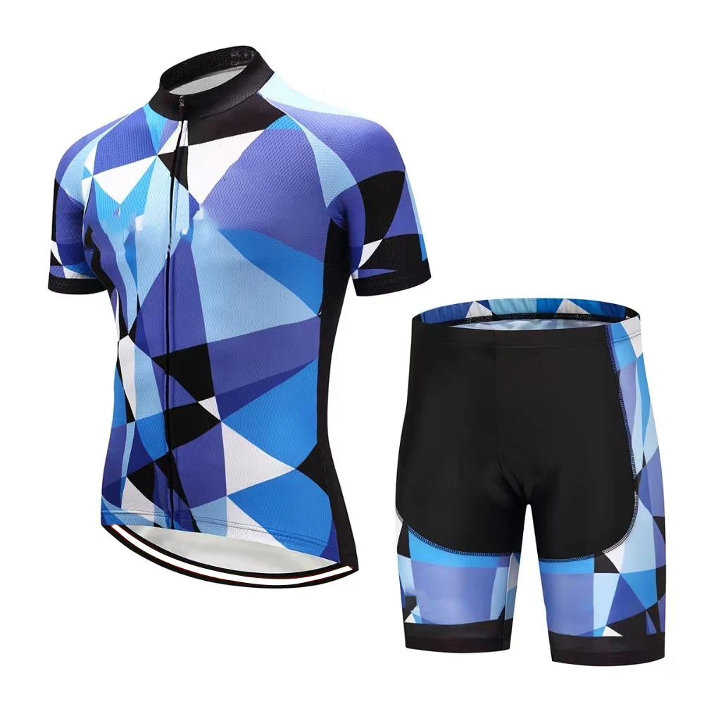 

Summer Cycling Clothes Men Cycling Kits MTB Bike Clothing Short Sleeve Breathable Racing Road Bicycle Cycling Jersey Sets