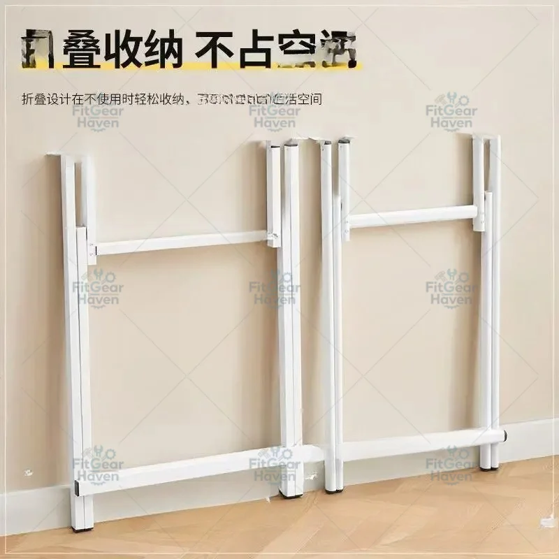 Foldable Table with Folding Legs & Hand Carry Handle, Small Square Table for Home & Outdoor Use