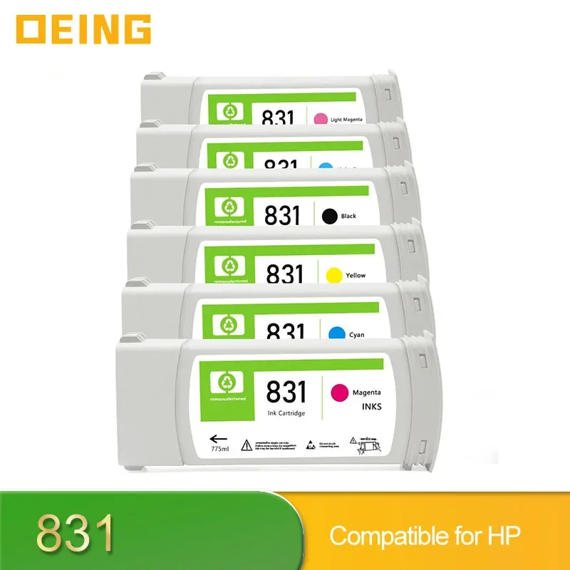

Ink Cartridge 831 H-831A Remanufactured for HP With Chip for hp Latex 831 Printhead Latex 310 330 360 315 365 370 375 Printer