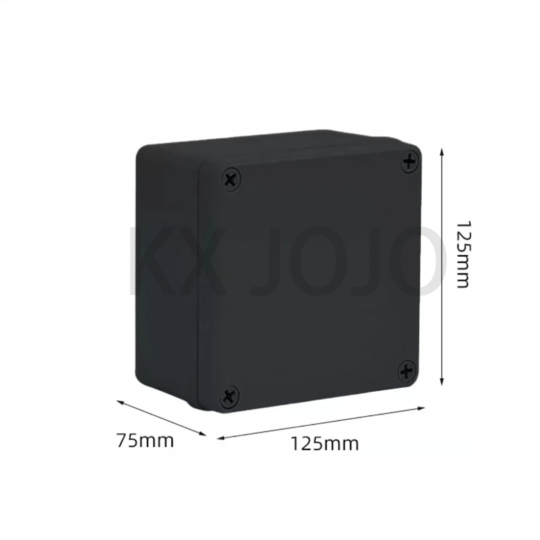 Junction Box Outdoor Waterproof 125*125*75mm Plastic Housing Sealing Box Power Cable Box Black/White