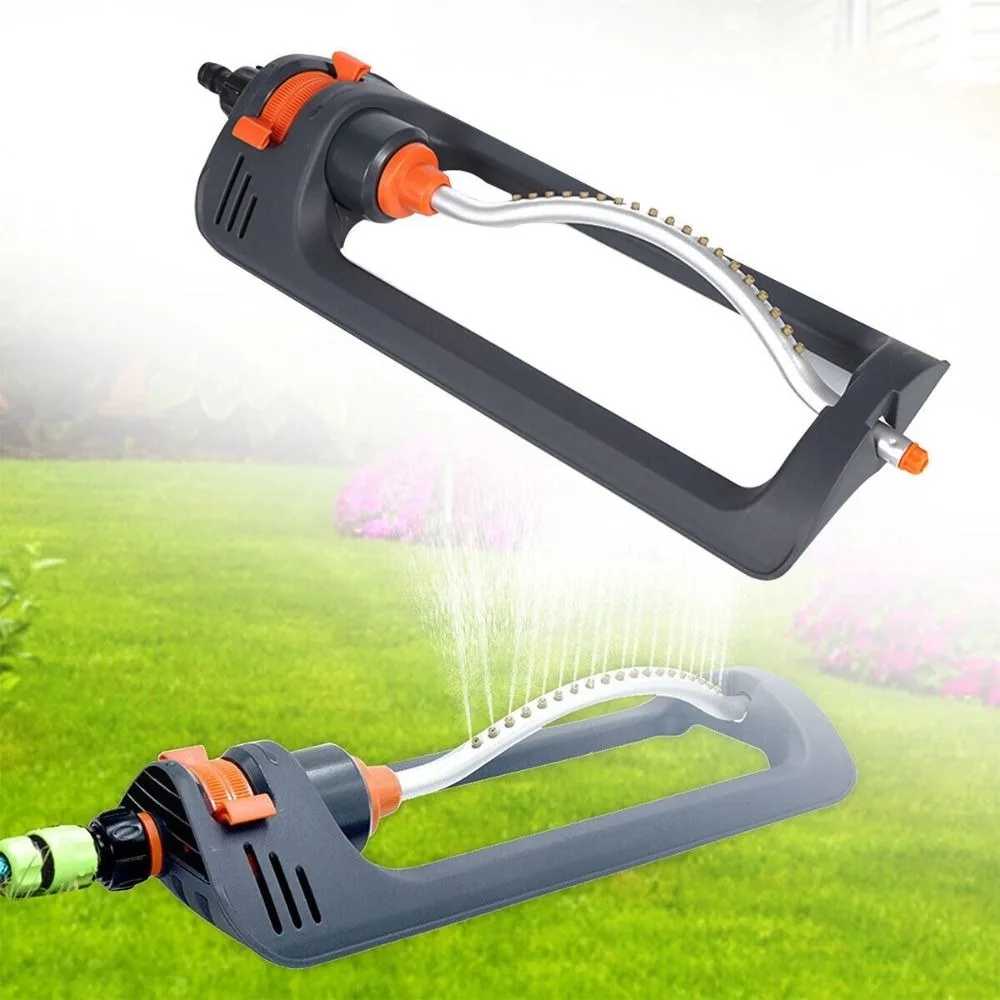 19 Hole 4 Modes Lawn Sprinkler Garden Agricultural Irrigation Watering Device Oscillating Sprinkler Automatic Plastic Base