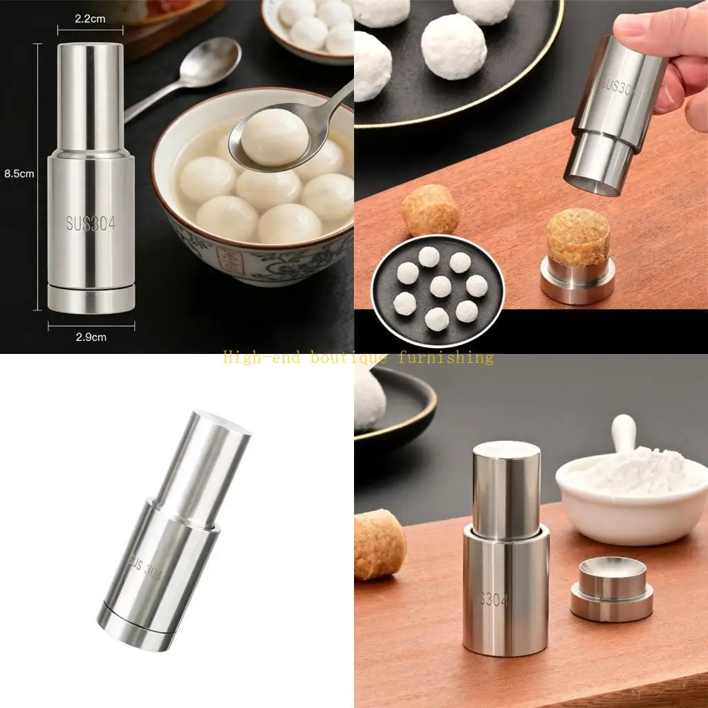 L9NB 304 Stainless Steel Rice Ball Mold For Making Uniform Dumplings And Dessert Tangyuan Making Mould