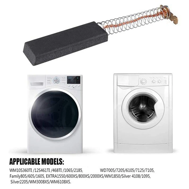 48Pcs Washing Machine Carbon Brushes 154740 Carbon Brushes Motor Carbon Brushes For  Siemens Washing Machine