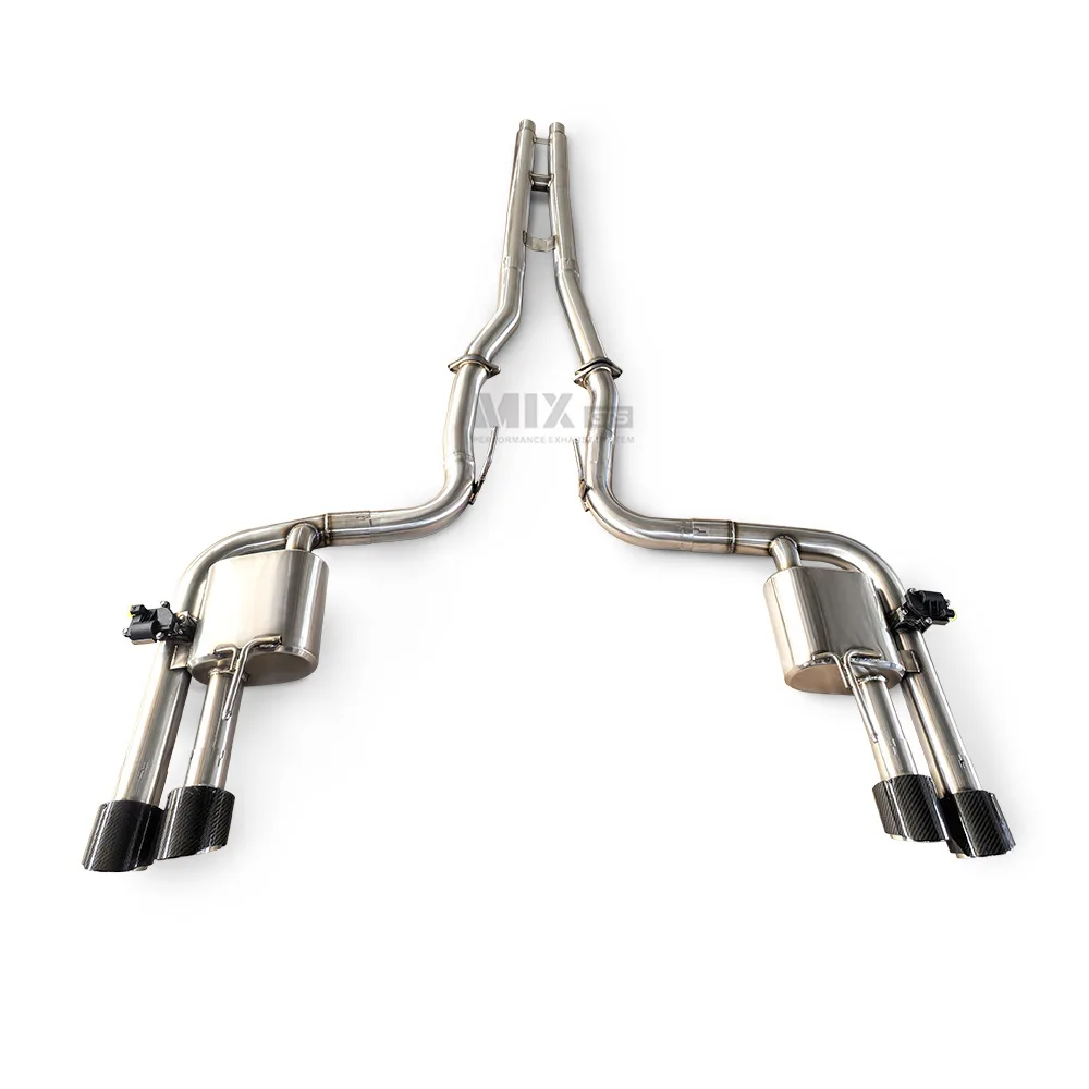 

Suitable for Ford Mustang GT 5.0 V8 2014-2020 Ss304 Muffler Sports Valve Exhaust System