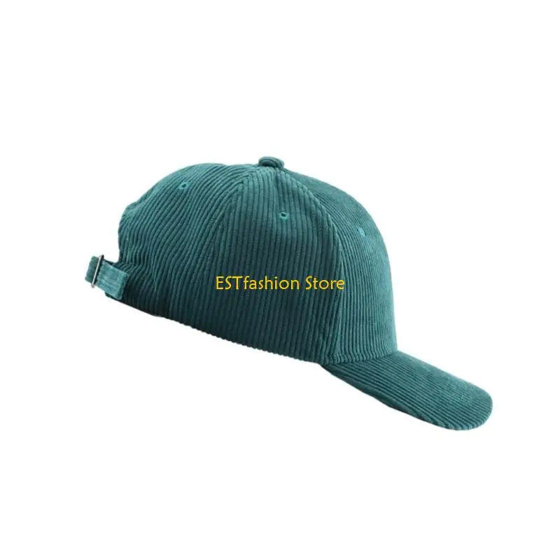 

Y5GC модные вельветовые бейсболки для мужчин и женщин, однотонная солнцезащитная шляпа с регулируемым ремешком, шапка для отдыха
