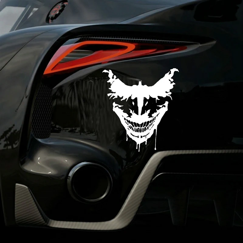 Funny Reflective Car Window Bumper Sticker Bat Shape Waterproof for Helmet Fridge Laptop Car Decor Deca