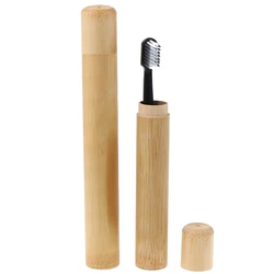 1pcs Portable Travel Packing Handmade Bamboo Toothbrush Tube Natural Bamboo Tube For Toothbrush Eco Friendly Travel Case 21/16cm
