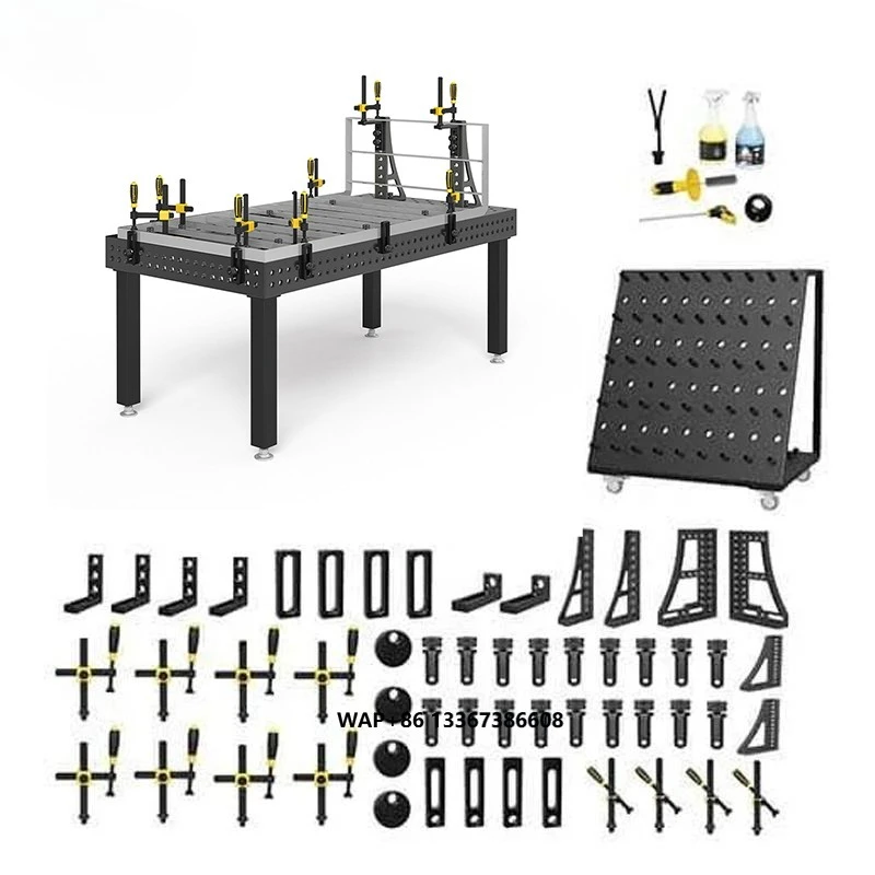 

CE Certified Professional Manufacturing 2D Welding Table Plate 3d Steel Welding Table with Jigs & Welding Fixtures