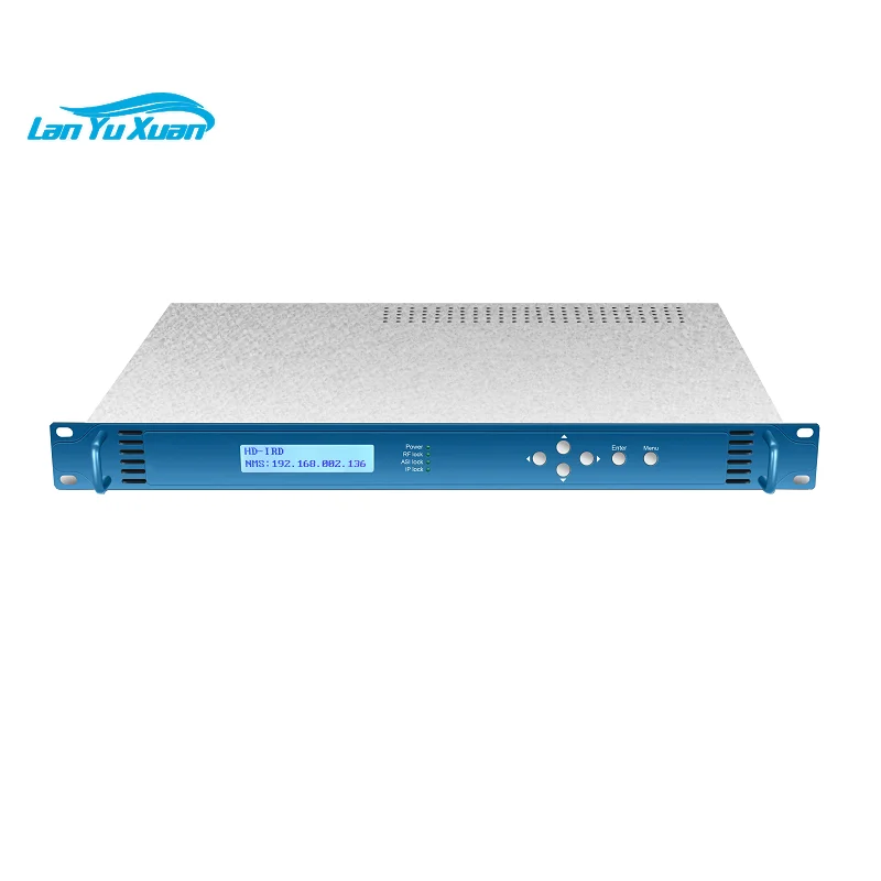 Multiple Interface DVB-S2 DVB-T2 to HD SDI Decoder with 2x DVB-CI Slots, Multi Programs, BISS Decryption