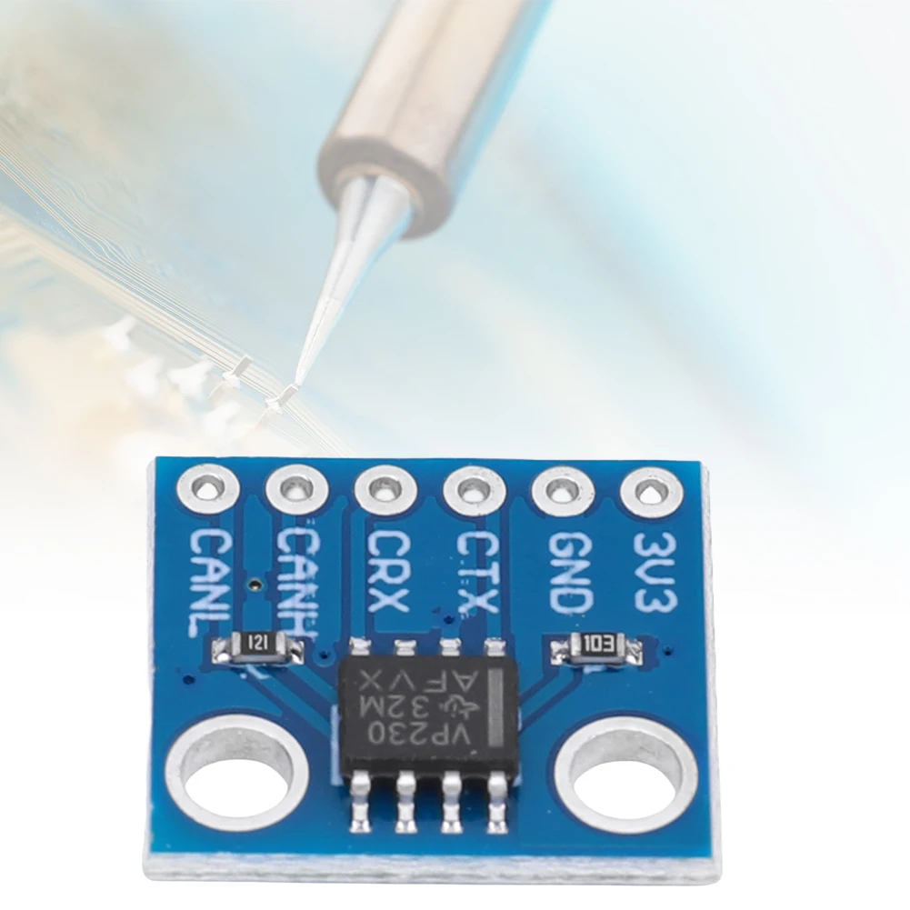 SN65HVD230 CAN Bus 1Mb/s Transceiver Communication Thermal Protection Module for Arduino Controller Board